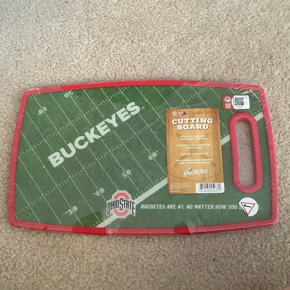 Ohio State Buckeyes Themed Cutting Board